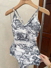 Dior One-piece swimsuit White - 2