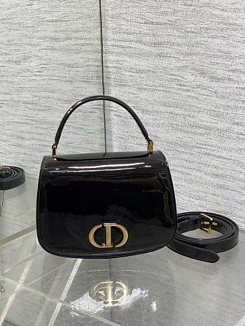  Dior Medium 30 Montaigne Avenue Top Handle Bag 'Black' Size 19x8x12cm