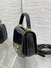  Dior Medium 30 Montaigne Avenue Top Handle Bag 'Black' Size 19x8x12cm - 3