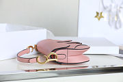 Christian Dior Mini Grained Calfskin Saddle Bag satchel Size 21 x 18 x 5 cm - 6
