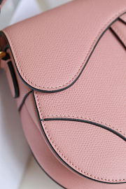 Christian Dior Mini Grained Calfskin Saddle Bag satchel Size 21 x 18 x 5 cm - 3
