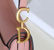 Christian Dior Mini Grained Calfskin Saddle Bag satchel Size 21 x 18 x 5 cm - 2