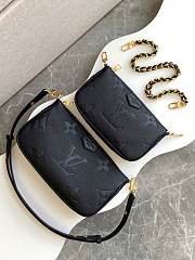 LV Multi Pochette Accessoires Black M80399 Size 25 x 14.5 x 4.5 cm - 2