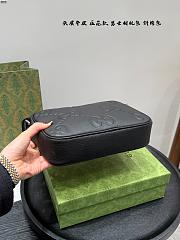 Gucci Mini Jumbo GG Messenger Bag Black Size 23x14cm - 6