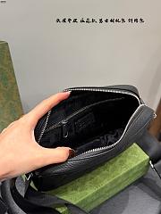 Gucci Mini Jumbo GG Messenger Bag Black Size 23x14cm - 5