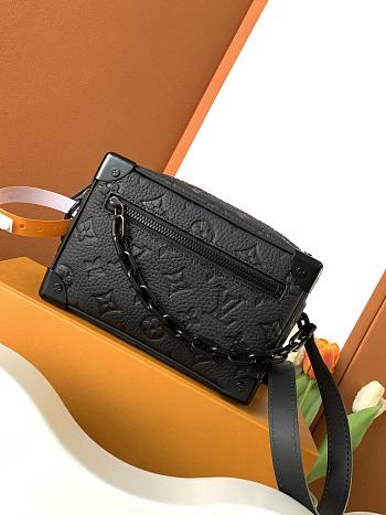 LV Mini Soft Trunk Monogram Taurillon Leather LG - G90 M55702 Size 18.5 x 13 x 8 cm