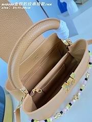 LV Capucines MM Noisette M28713 Size 30 x 19 x 9.5 cm  - 6