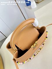 LV Capucines MM Noisette M28713 Size 30 x 19 x 9.5 cm  - 5