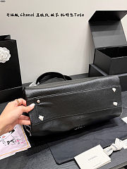 Chanel Caviar Large Executive Cerf Shopper Tote Black Size 40x32cm - 6
