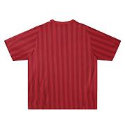 Balenciaga X Adidas Oversized Soccer Jersey in Red - 5