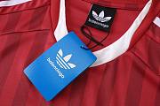 Balenciaga X Adidas Oversized Soccer Jersey in Red - 4