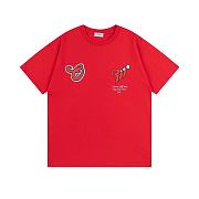 Off-White Red T-shirt with a free cut Scorpio - 6