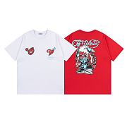 Off-White Red T-shirt with a free cut Scorpio - 5