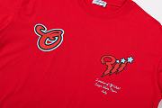 Off-White Red T-shirt with a free cut Scorpio - 2