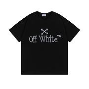 OFF-WHITE SMOKED TEE - 1