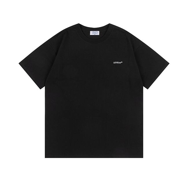 Off-White 3D Logo Over Short-Sleeve Tee 'Black/White' - 1