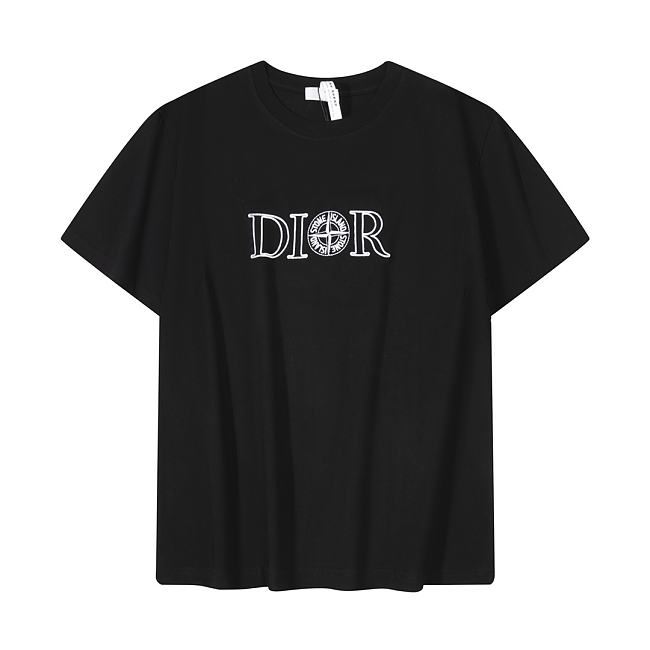 Dior x Stone Island T-Shirt 'Black' - 1