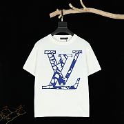 Louis Vuitton LV Ice Milk White Crewneck T Shirt  - 1
