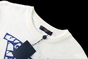 Louis Vuitton LV Ice Milk White Crewneck T Shirt  - 4