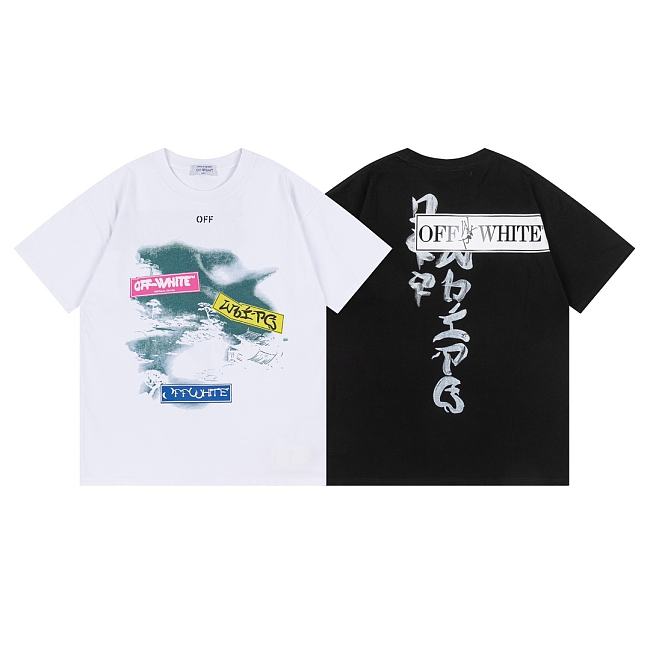 Off White Type Sticker Negra  - 1