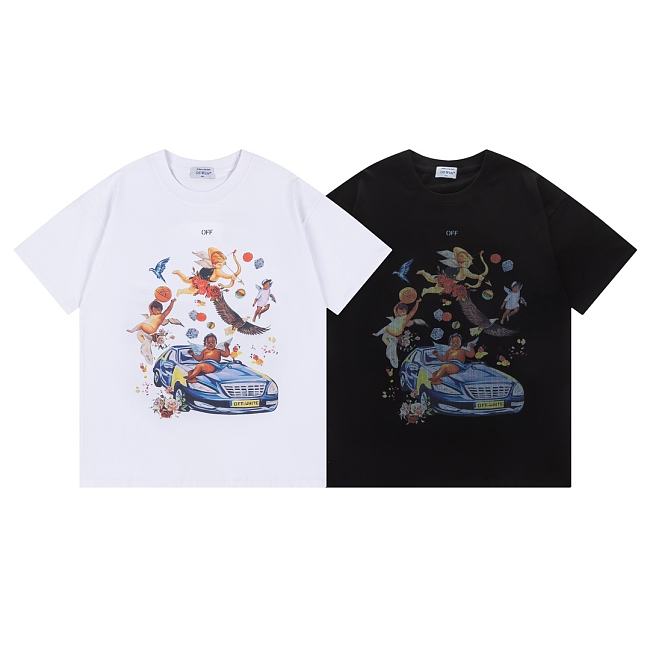 Off-White Fresco Car T-shirt - 1