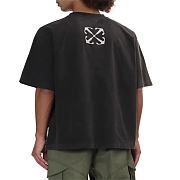 Off-White Blurred Mary Skate Short-Sleeve Tee Black - 5