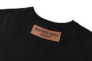 Louis Vuitton Monogram Comics Intarsia Short-Sleeved Black - 5