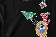 Louis Vuitton Monogram Comics Intarsia Short-Sleeved Black - 2