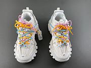Balenciaga Track Trail Laces Sneaker in White/orange/blue/pink 800590WTRHK9745 - 2