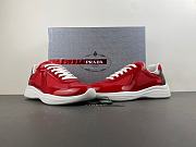 Patent leather and technical fabric Prada America's Cup sneakers Red 4E3400_2ABO_F0MXK_F_G000 - 1