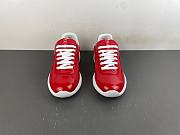 Patent leather and technical fabric Prada America's Cup sneakers Red 4E3400_2ABO_F0MXK_F_G000 - 5