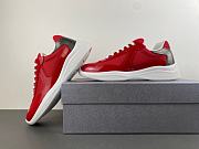 Patent leather and technical fabric Prada America's Cup sneakers Red 4E3400_2ABO_F0MXK_F_G000 - 2