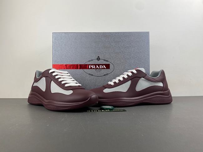 Prada America's Cup Soft Rubber & Bike Fabric Amaranth Red - 1