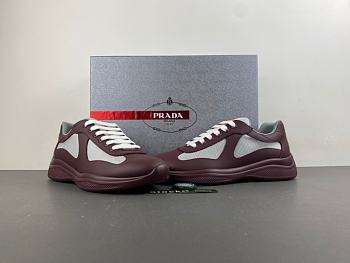 Prada America's Cup Soft Rubber & Bike Fabric Amaranth Red