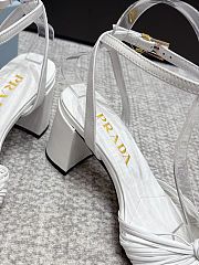 Prada leather knotted strap sandals - 4