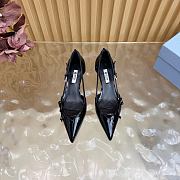 Prada bow-detail pointed-toe Pumps Black - 3
