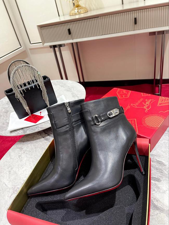CHRISTIAN LOUBOUTIN So Kate 100 leather heeled ankle-boot - 1