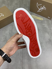 Christian Louboutin Men's Retero Canvas and Leather Low-Top Sneakers - 6