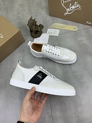 Christian Louboutin Men's Retero Canvas and Leather Low-Top Sneakers - 4