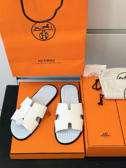 Hermès Oran Slide White - 1