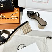 Hermes Oasis Sandals in Black - 5