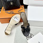 Hermes Oasis Sandals in Black - 4