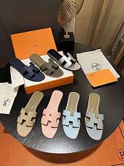 Hermes Oran sandal Camel - 3