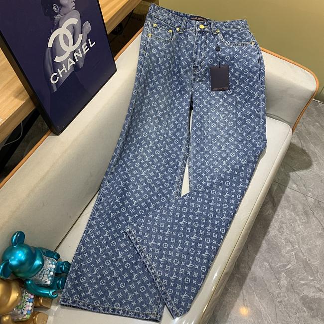 LV Monogram Flared Jeans 1AHEO2 - 1