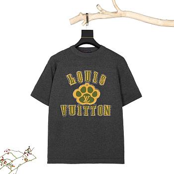 Louis Vuitton Embellished Short-Sleeved Cotton Crewneck Gargoyle 1AGJSA