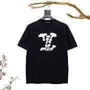 Louis Vuitton Black Cloud Jacquard Knit Wool T-Shirt - 1