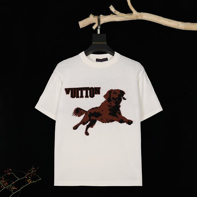 Louis Vuitton Dog's Bar White T-shirt - 1