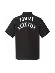 Louis vuitton short sleeve crystal logo shirt - 6