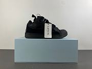 Lanvin Men's Curb Napa Leather Low-Top Sneakers - 5