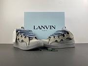 Lanvin Curb Grey Low Top Sneakers - 1